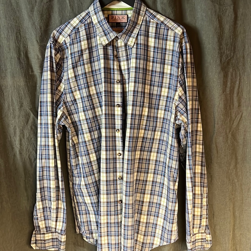 Thomas Pink Shirt Size L